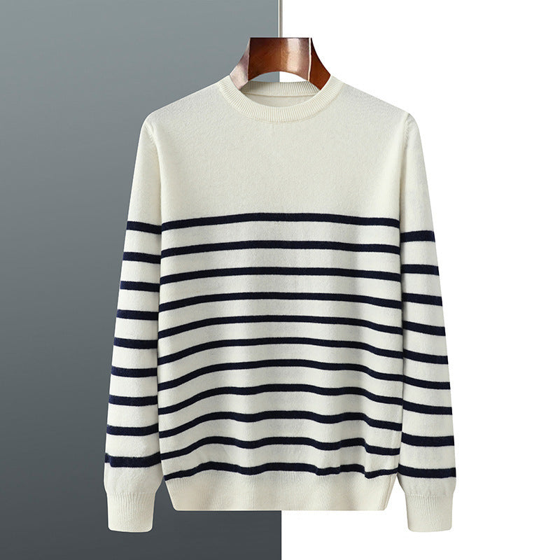 SS Men's Striped Sweater