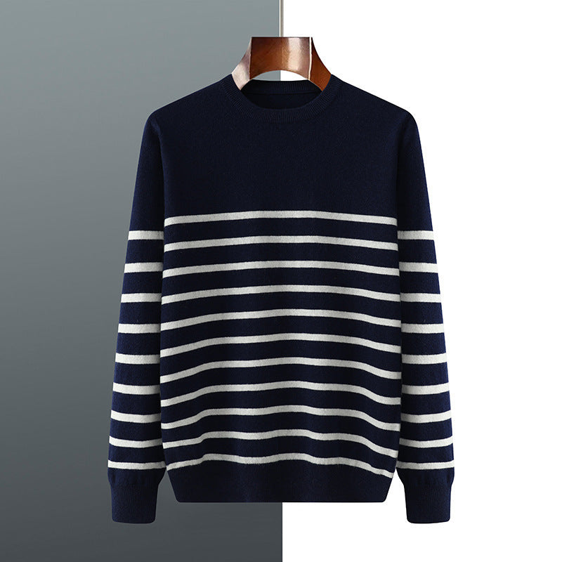 SS Men's Striped Sweater