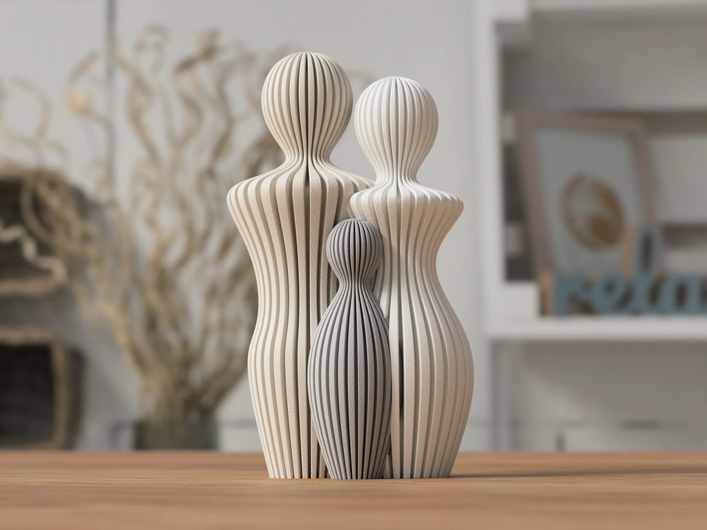 Abstract Familie Standbeeld