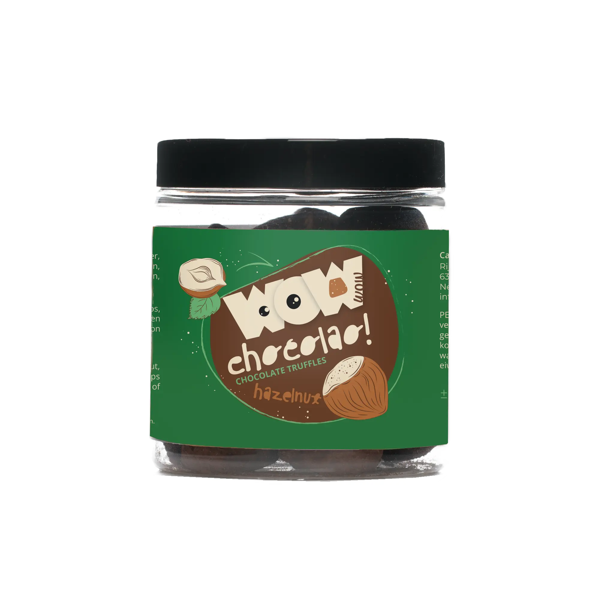 Hazelnut Chocolate Truffles - 130g Gifting jar