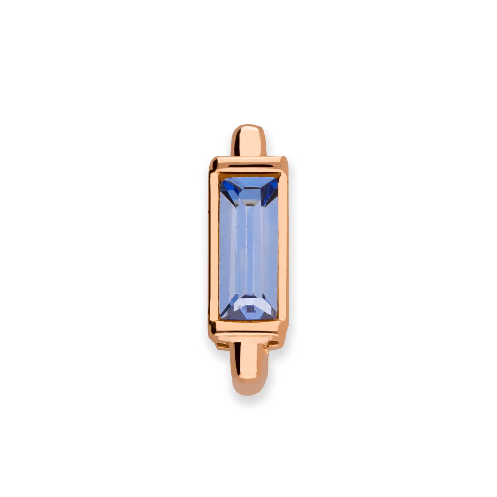 Mesh charm marine rosé gold