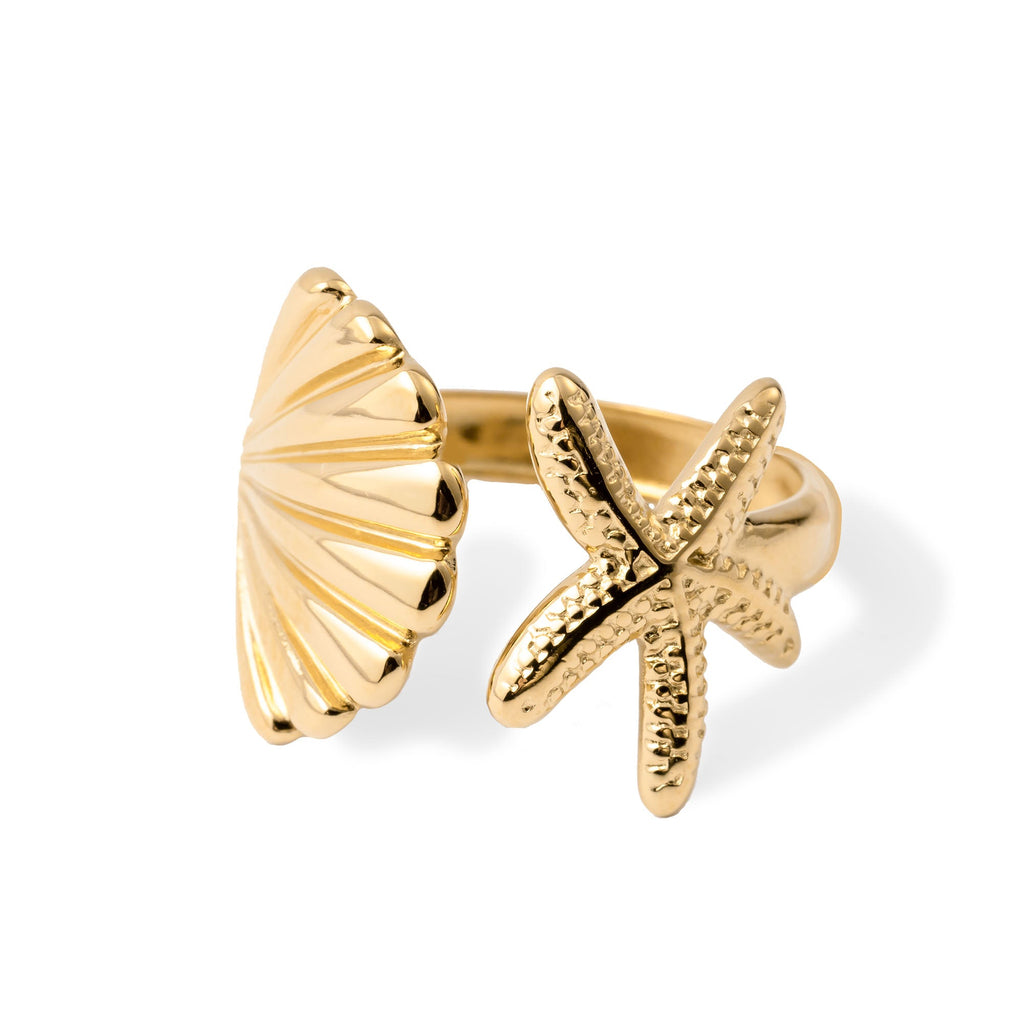 Ocean ring gold