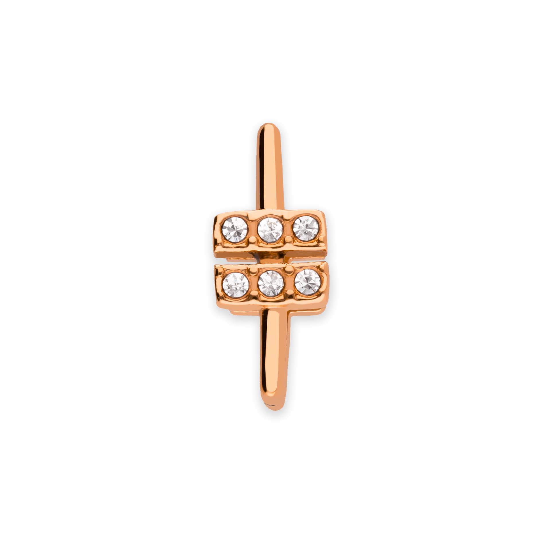 Mesh charm xena rosé gold