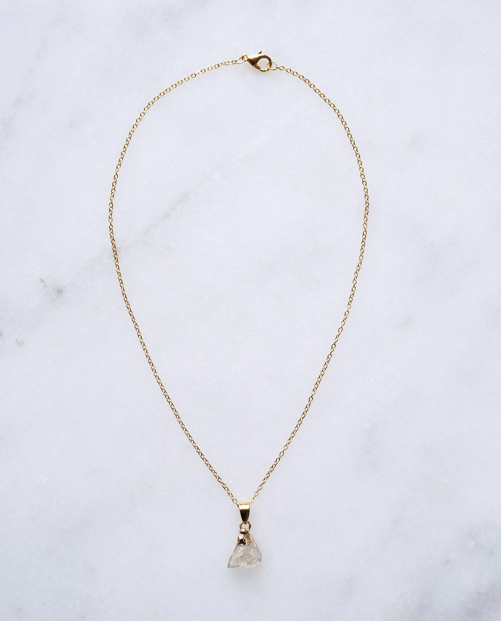 Citrine Necklace for Joy & Money