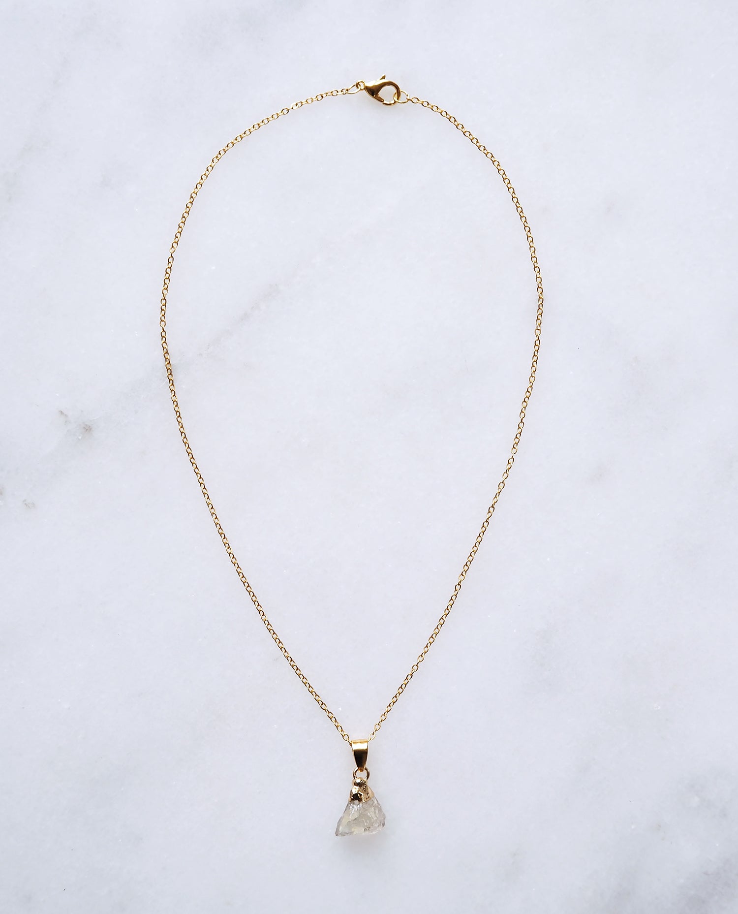 Citrine Necklace for Joy & Money