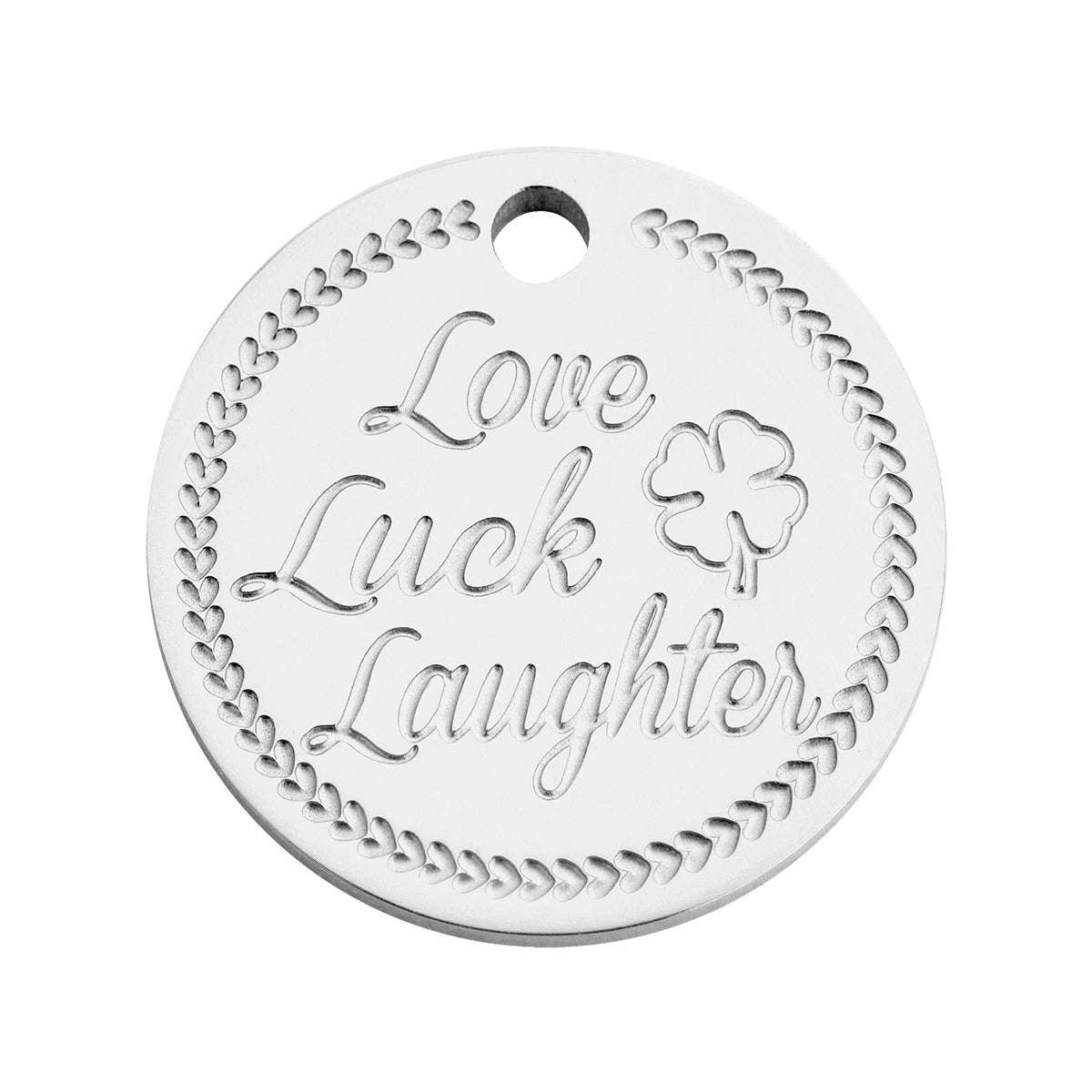 Coin clover silver