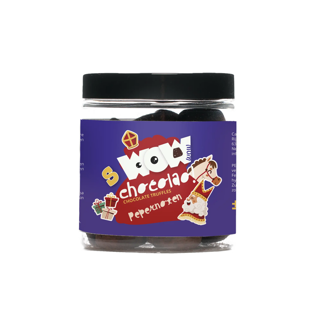 Pepernoten Chocolate Truffles - Sinterklaas edition - Gifting jar 130g