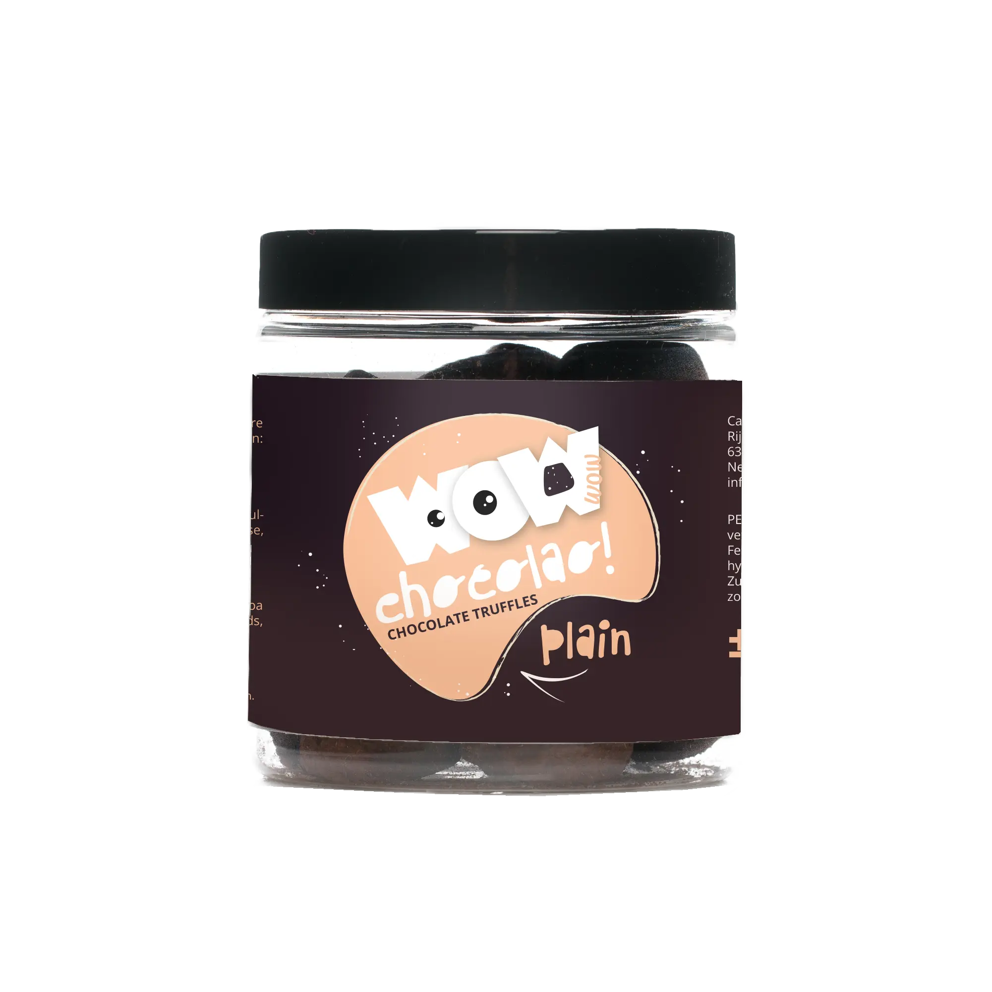 Plain Chocolate Truffles - Gifting jar 130g