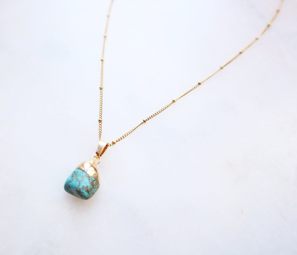 Turquoise Necklace for Protection & Confidence