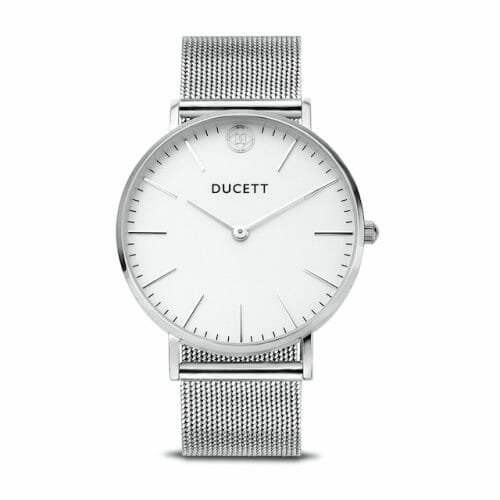 White mesh silver